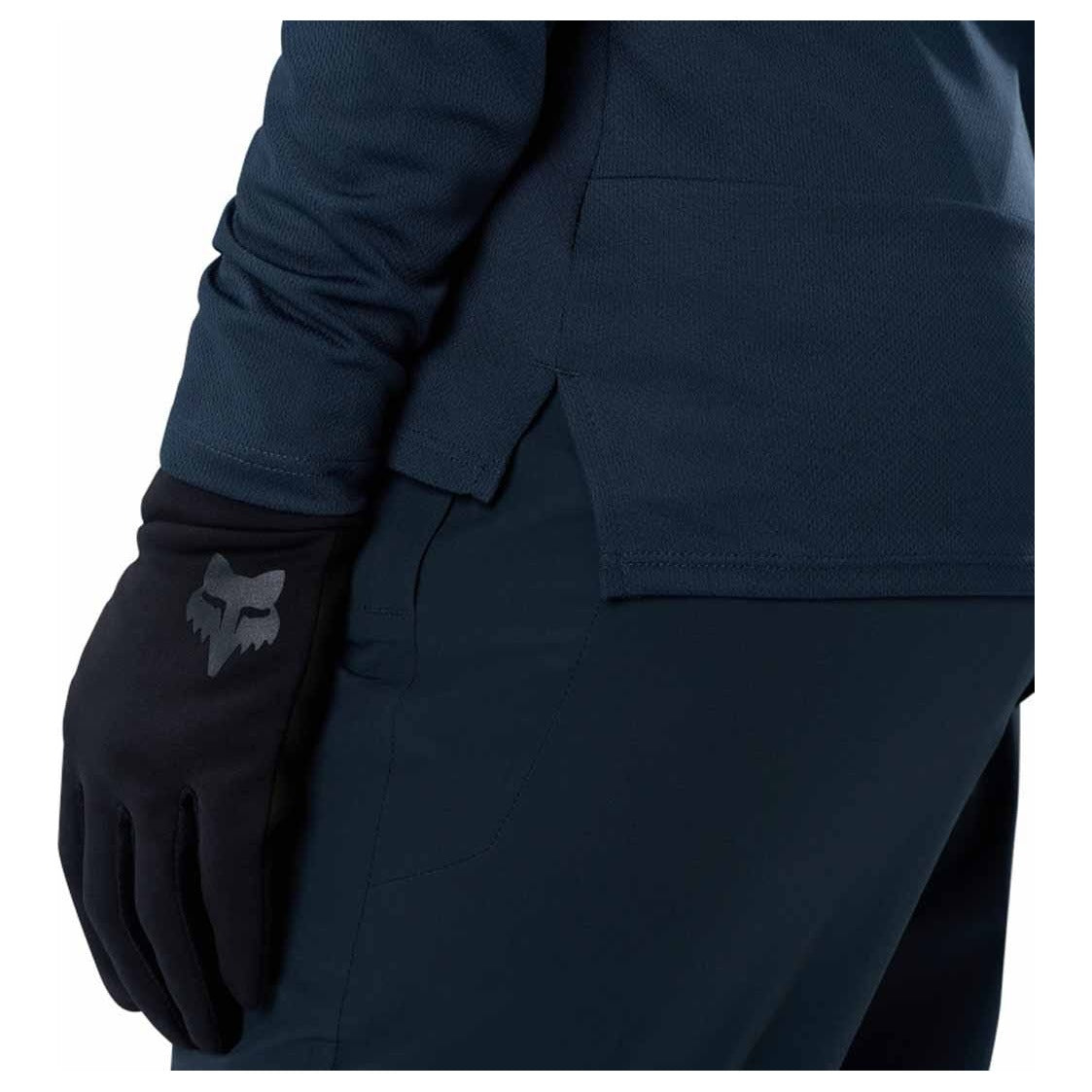 FOX Womens Ranger Fox Head Long Sleeve Jersey - Galaxy Blue