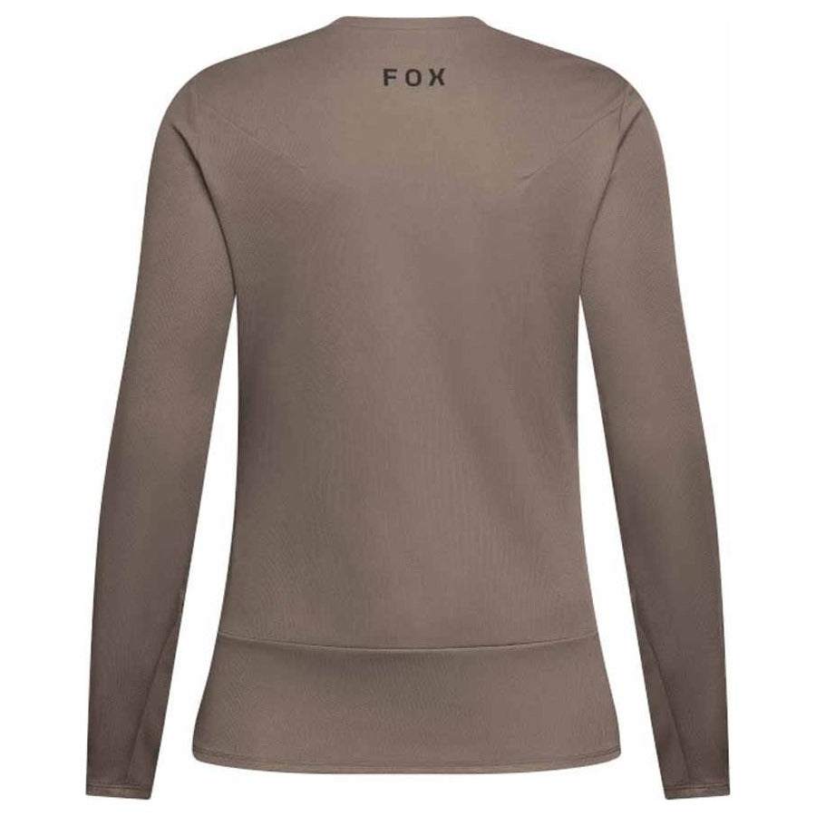 FOX Womens Ranger Fox Head Long Sleeve Jersey - Nutmeg Brown
