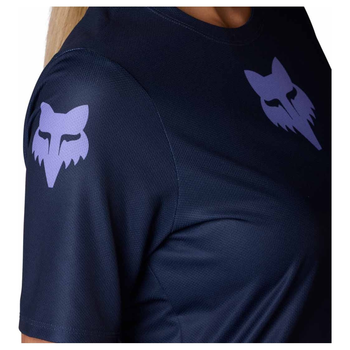 FOX Womens Ranger Jersey Image Print - Arctic Blue
