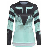 FOX Womens Ranger Kairos Long Sleeve Jersey - Turquoise