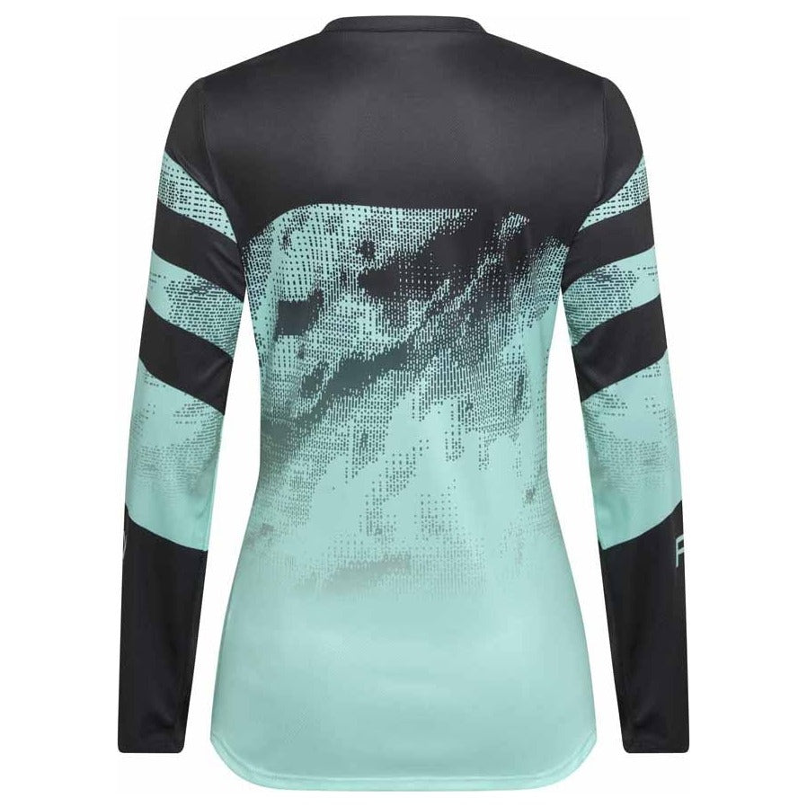 FOX Womens Ranger Kairos Long Sleeve Jersey - Turquoise
