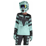 FOX Womens Ranger Kairos Long Sleeve Jersey - Turquoise