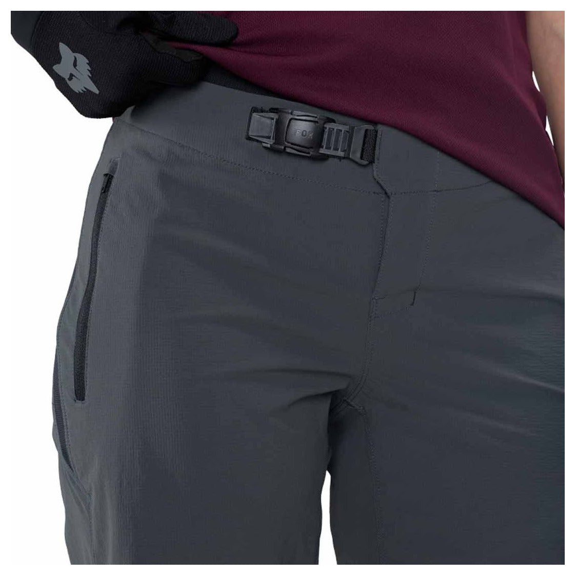 FOX Womens Ranger Lined Shorts - Dark Shadow Grey