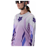 FOX Womens Ranger Long Sleeve Jersey Foundry - Lavender Drift