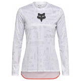 FOX Womens Ranger Lunar Long Sleeve Special Edition Jersey - White