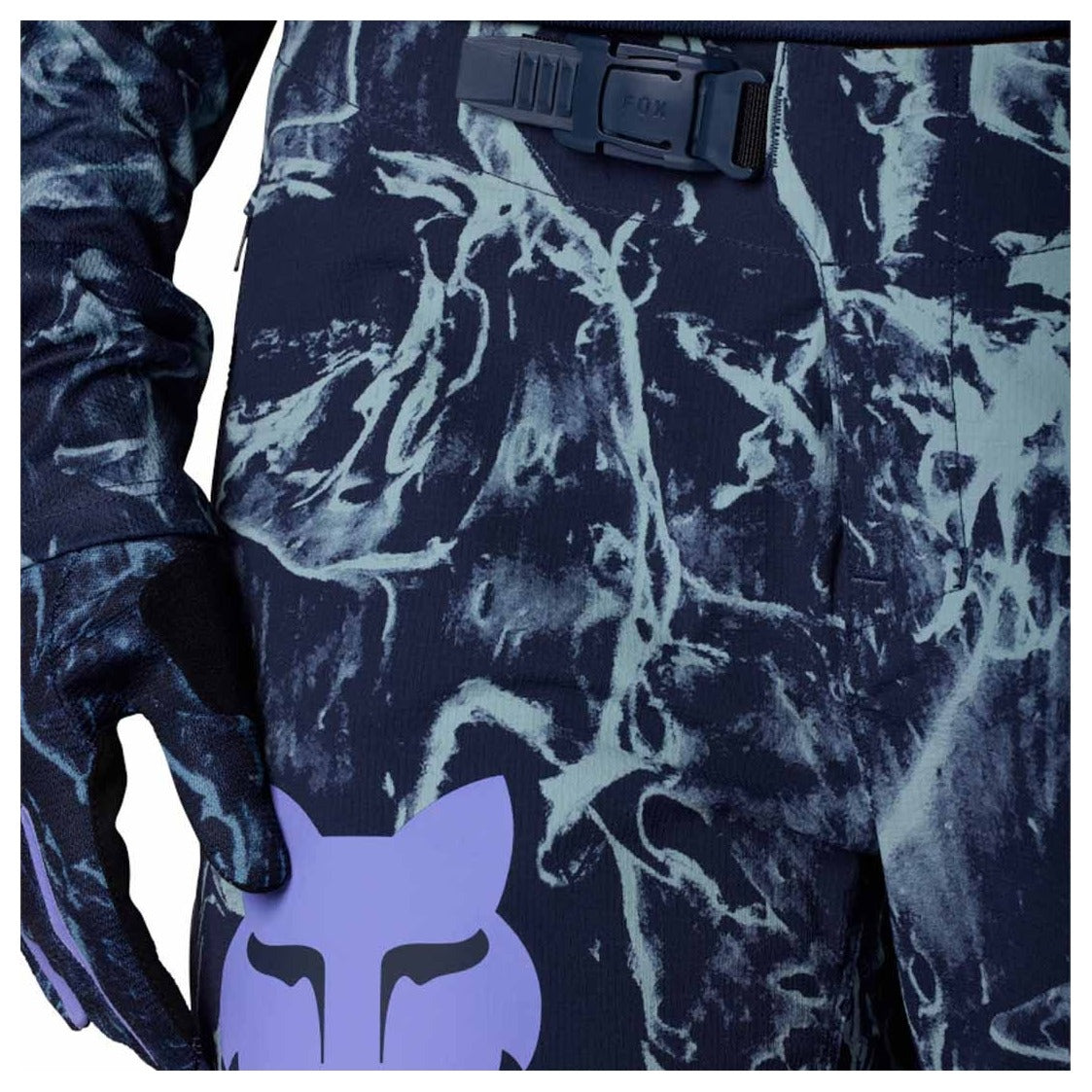 FOX Womens Ranger Pant Image Print - Arctic Blue