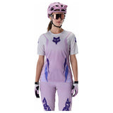 FOX Womens Ranger Short Sleeve Jersey Foundry - Lavender Drift