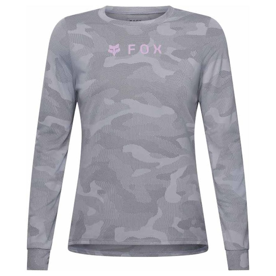 FOX Womens Ranger TruDri Long Sleeve Jersey - Pewter Grey