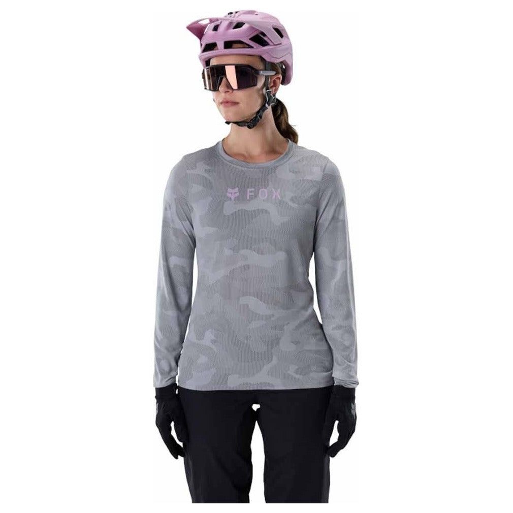 FOX Womens Ranger TruDri Long Sleeve Jersey - Pewter Grey