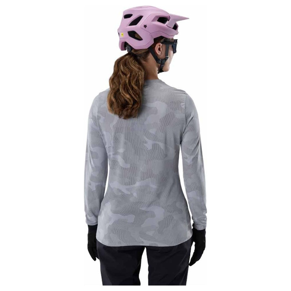 FOX Womens Ranger TruDri Long Sleeve Jersey - Pewter Grey