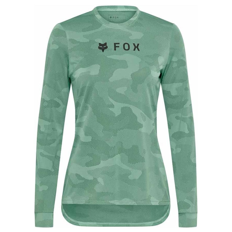FOX Womens Ranger TruDri Long Sleeve Jersey - Pine Green