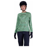FOX Womens Ranger TruDri Long Sleeve Jersey - Pine Green