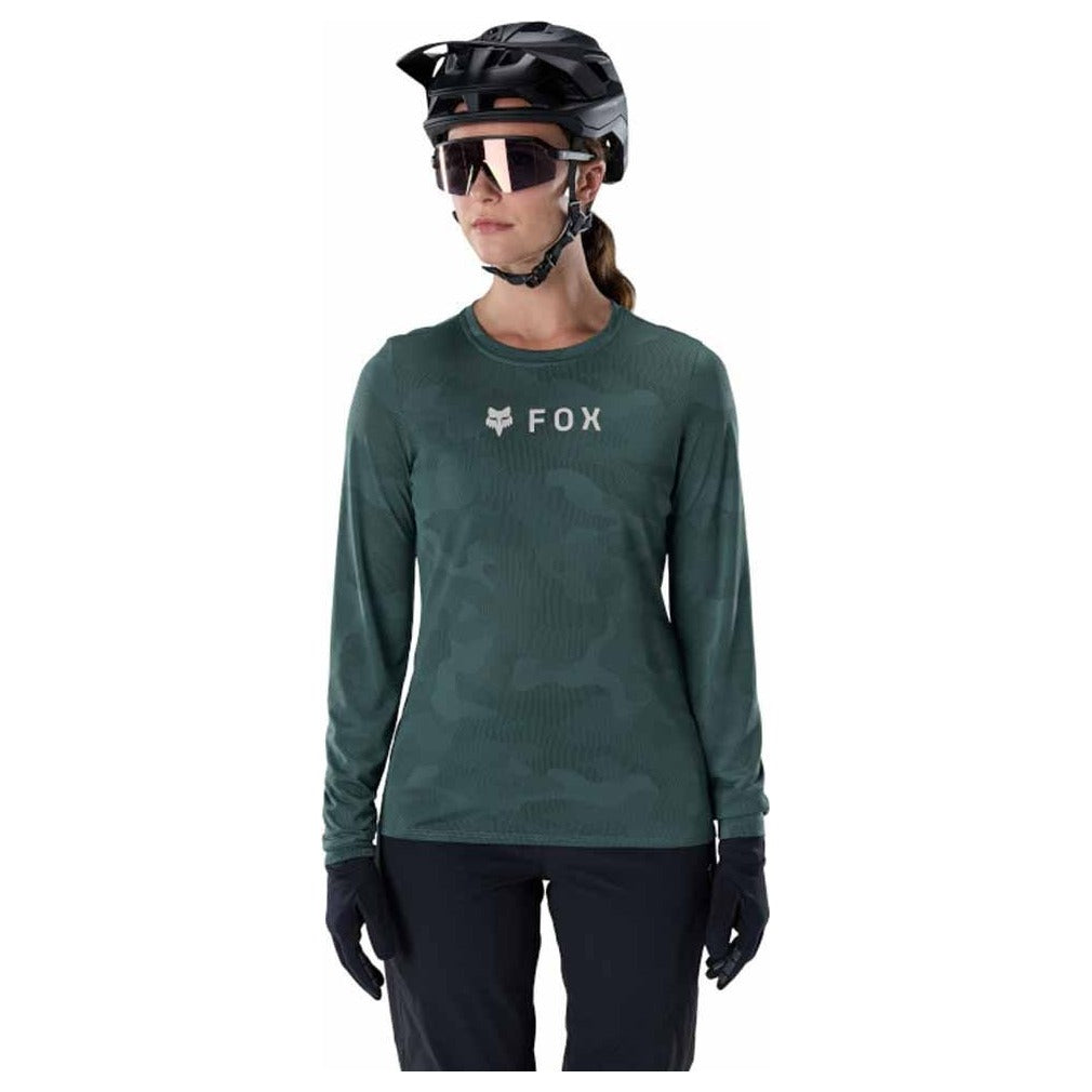 FOX Womens Ranger TruDri Long Sleeve Jersey - Sage Green