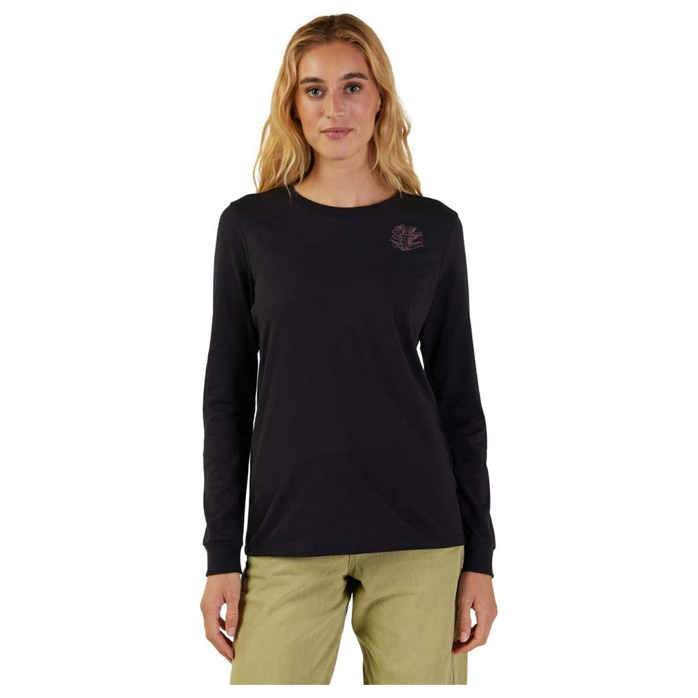 FOX Womens Sensory Long Sleeve Basic Tee - Black