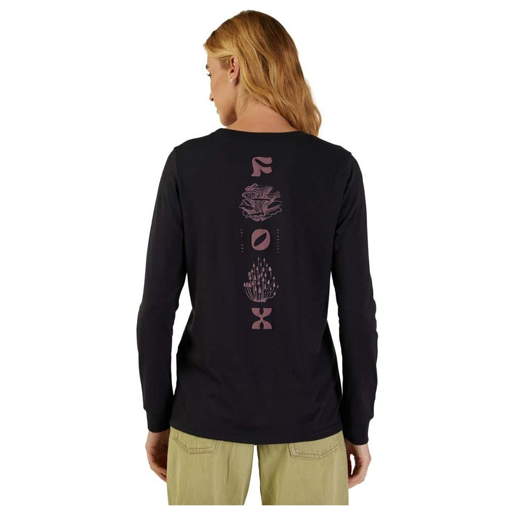 FOX Womens Sensory Long Sleeve Basic Tee - Black