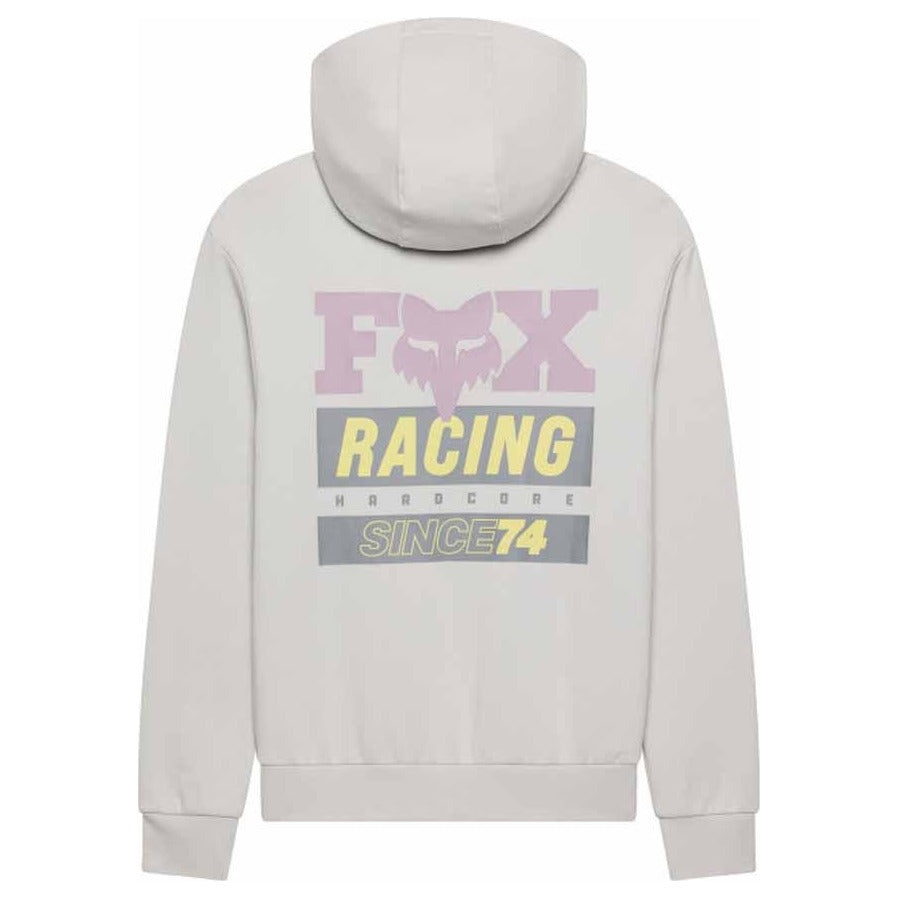 FOX Womens Since 74 Fleece Pullover Hoodie - Light Grey