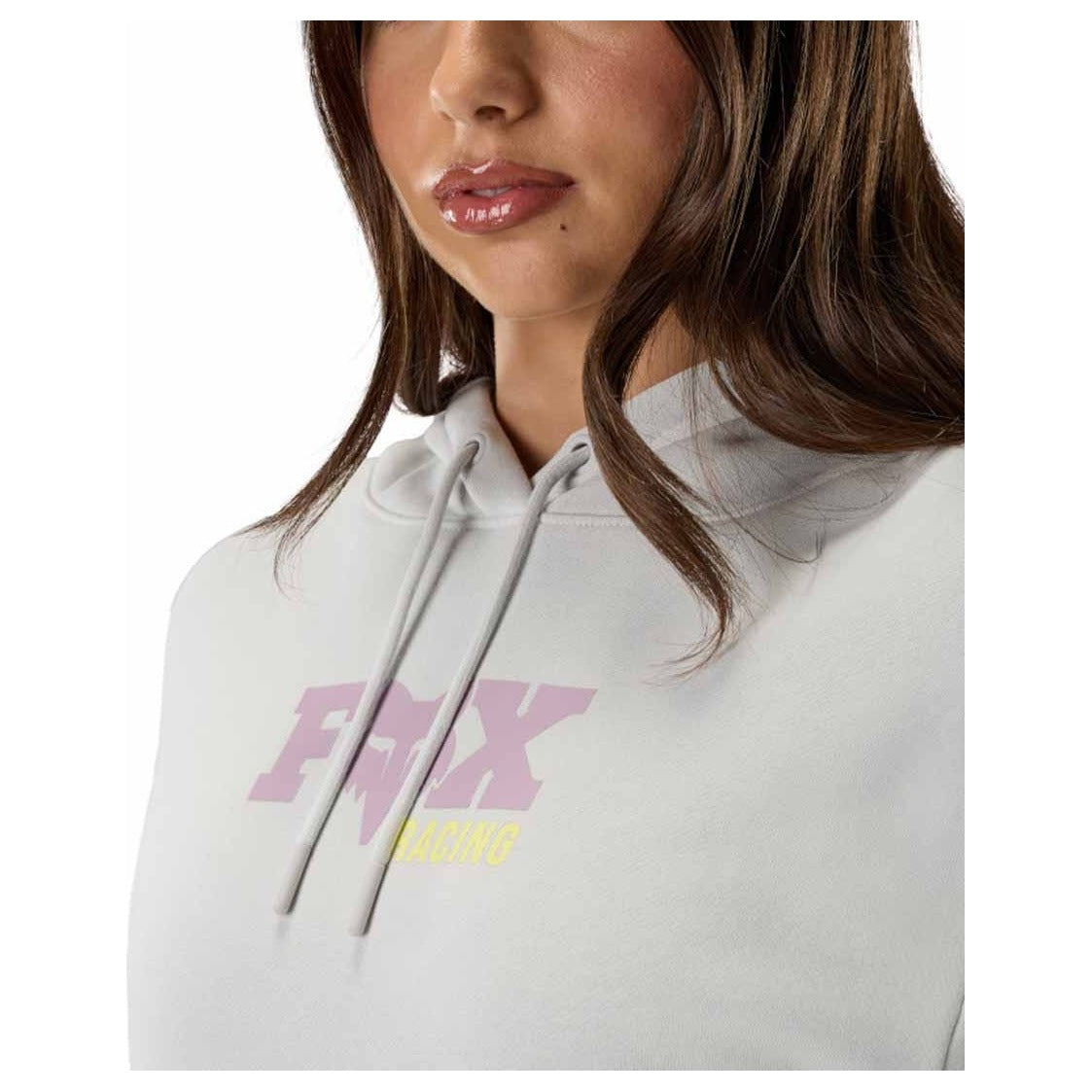 FOX Womens Since 74 Fleece Pullover Hoodie - Light Grey