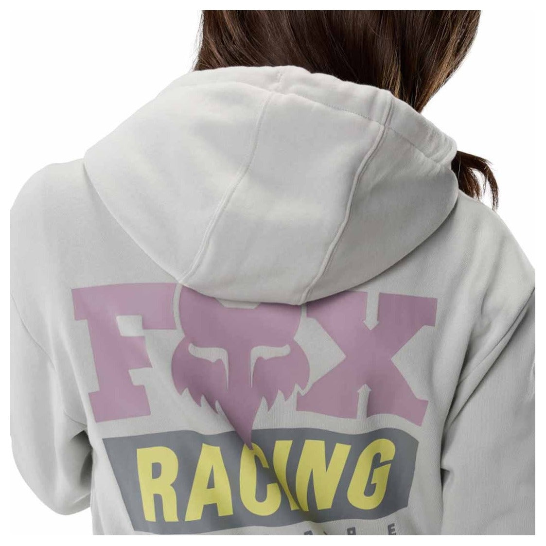 FOX Womens Since 74 Fleece Pullover Hoodie - Light Grey