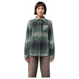 FOX Womens Traildust Flannel Shirt - Heather Green