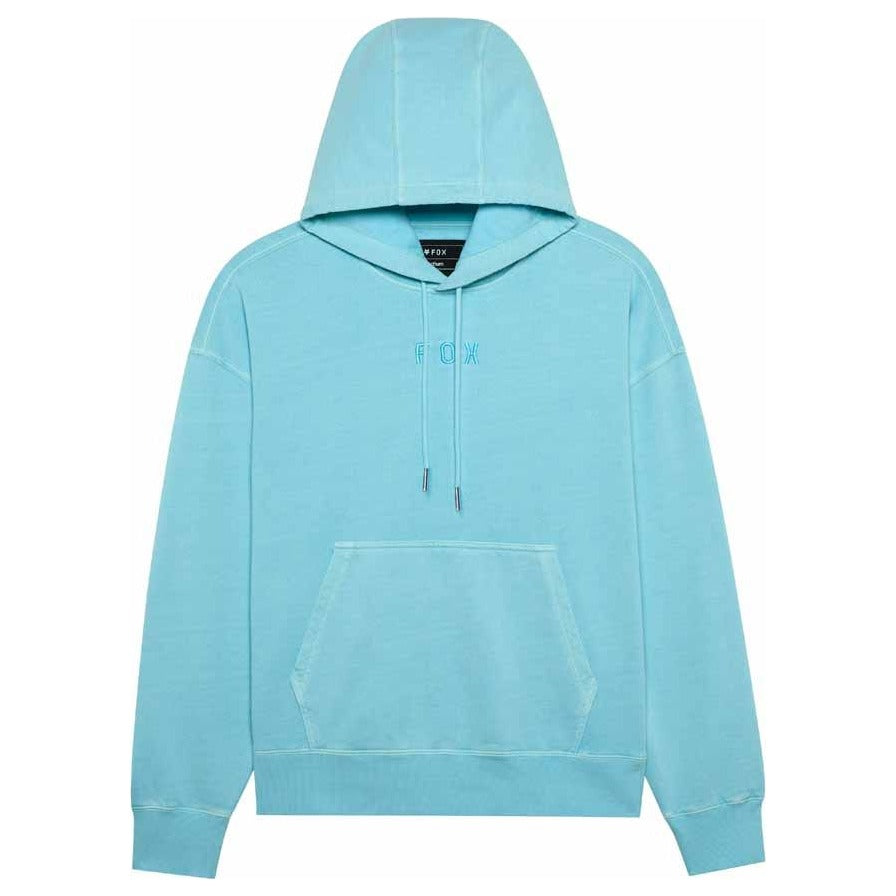 FOX Wordmark Oversized Pullover Hoodie - Light Blue