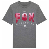 FOX Youth Block Tee - Heather Dark Grey