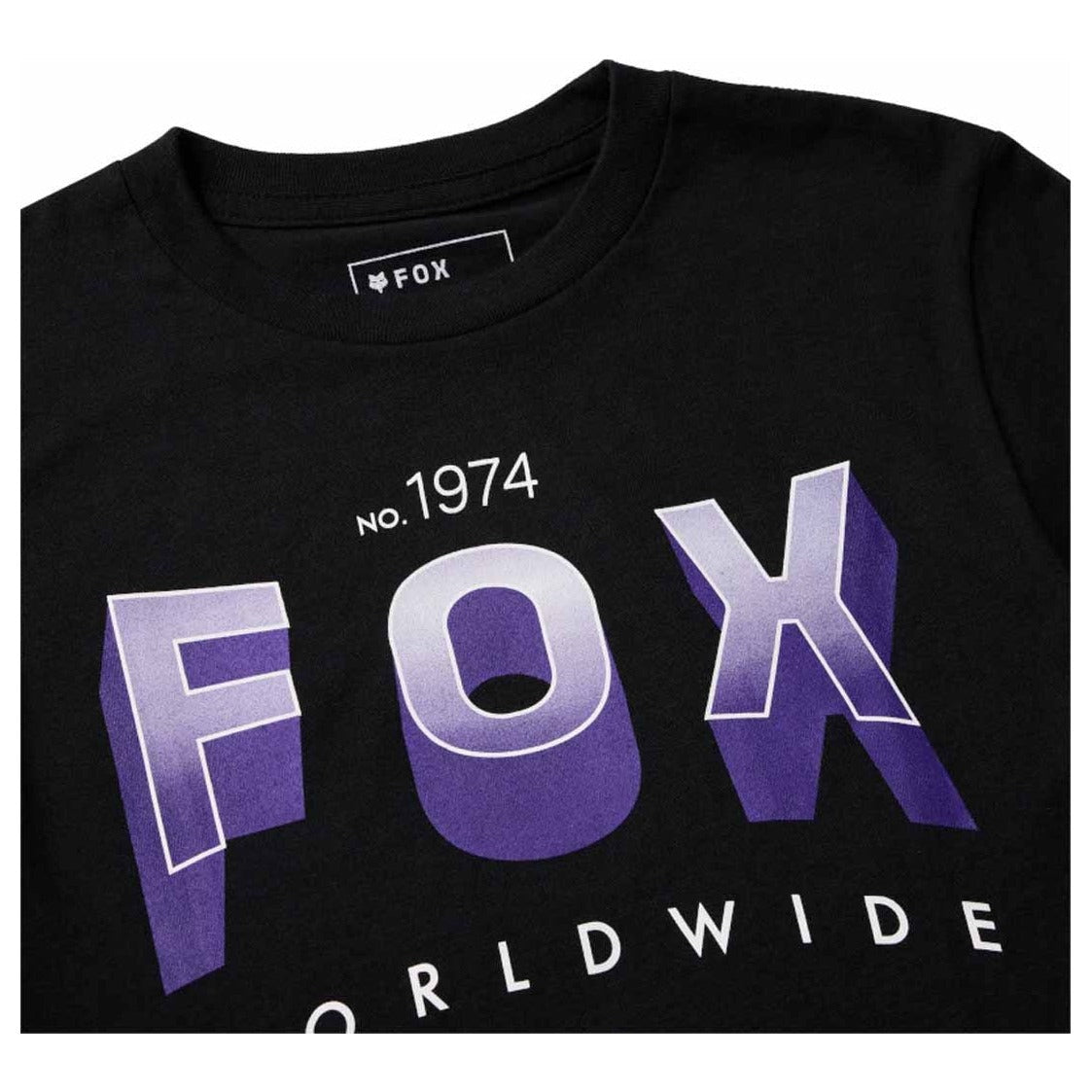 FOX Youth Block Tee - Ultra Black
