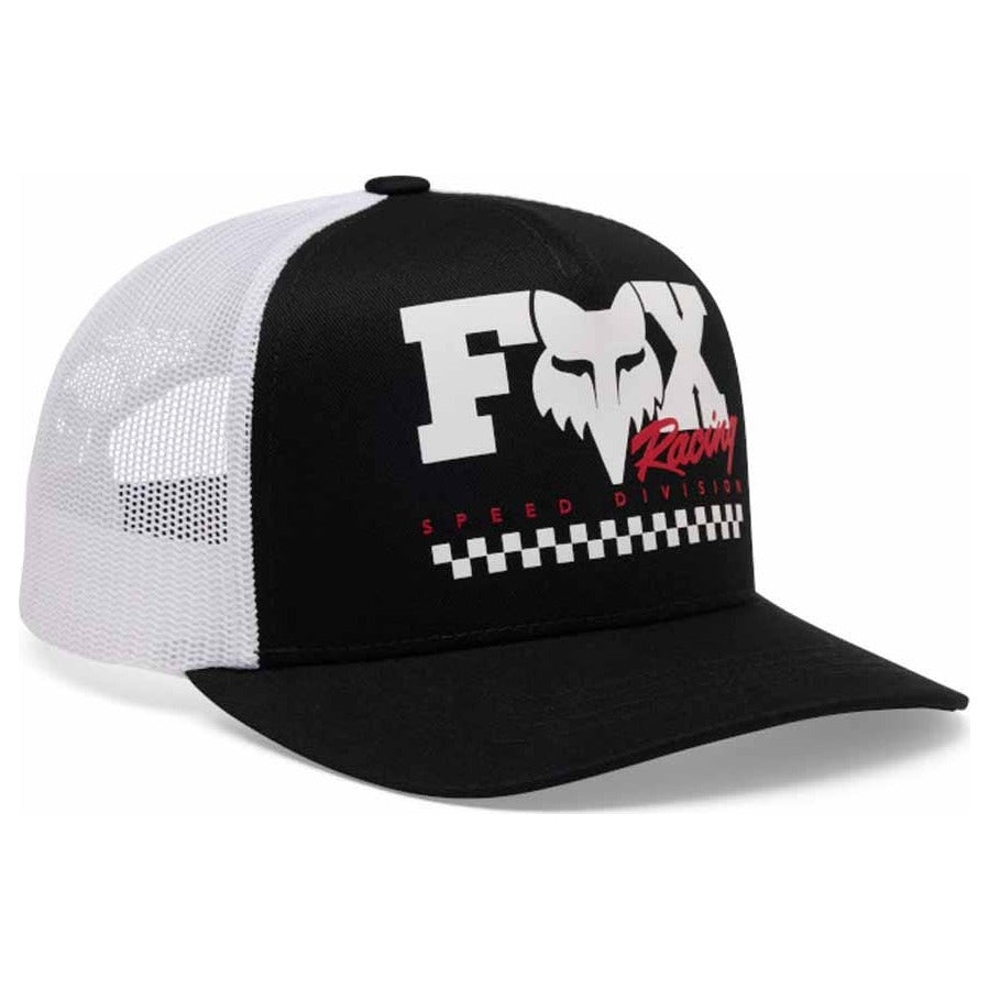 FOX Youth Checker Mesh Trucker Hat - Black