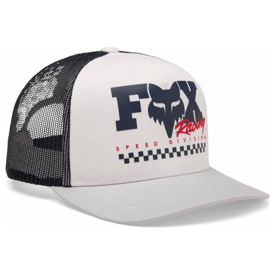 FOX Youth Checker Mesh Trucker Hat - White