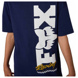 FOX Youth Checker Tee - Navy