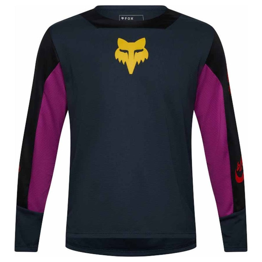 FOX Youth Defend Long Sleeve Jersey Creation - Galaxy Blue