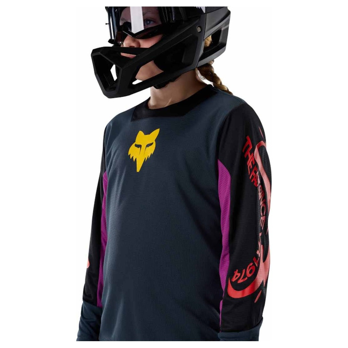 FOX Youth Defend Long Sleeve Jersey Creation - Galaxy Blue