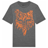 FOX Youth Image Print Hd Tee - Heather Dark Grey