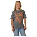 FOX Youth Image Print Hd Tee - Heather Dark Grey