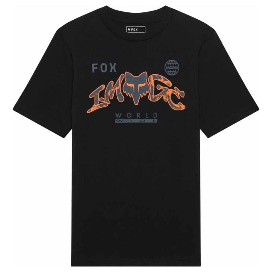 FOX Youth Image Print Tee - Ultra Black