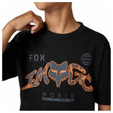 FOX Youth Image Print Tee - Ultra Black
