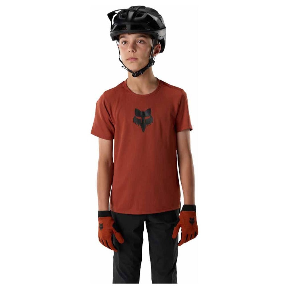 FOX Youth Ranger Fox Head Jersey - Amber Scarlet