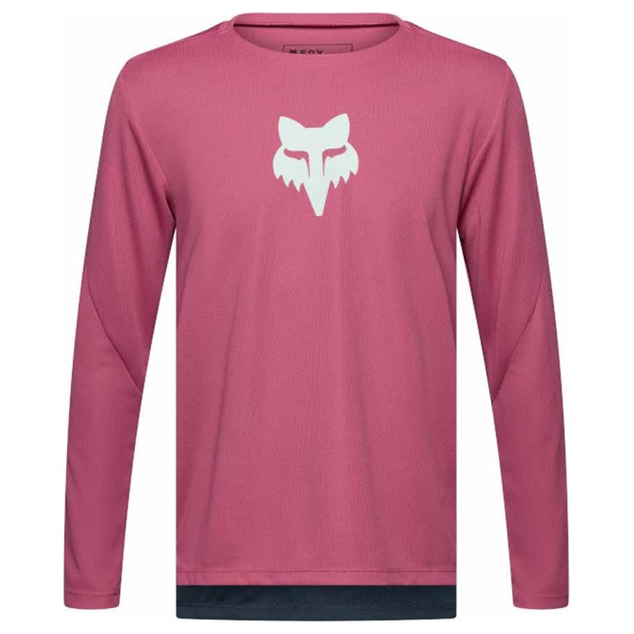 FOX Youth Ranger Fox Head Long Sleeve Jersey - Berry