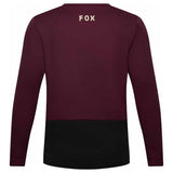 FOX Youth Ranger Fox Head Long Sleeve Jersey - Dark Maroon