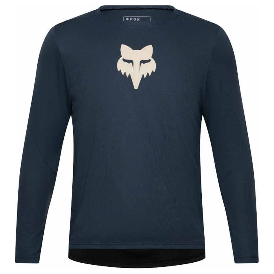 FOX Youth Ranger Fox Head Long Sleeve Jersey - Galaxy Blue