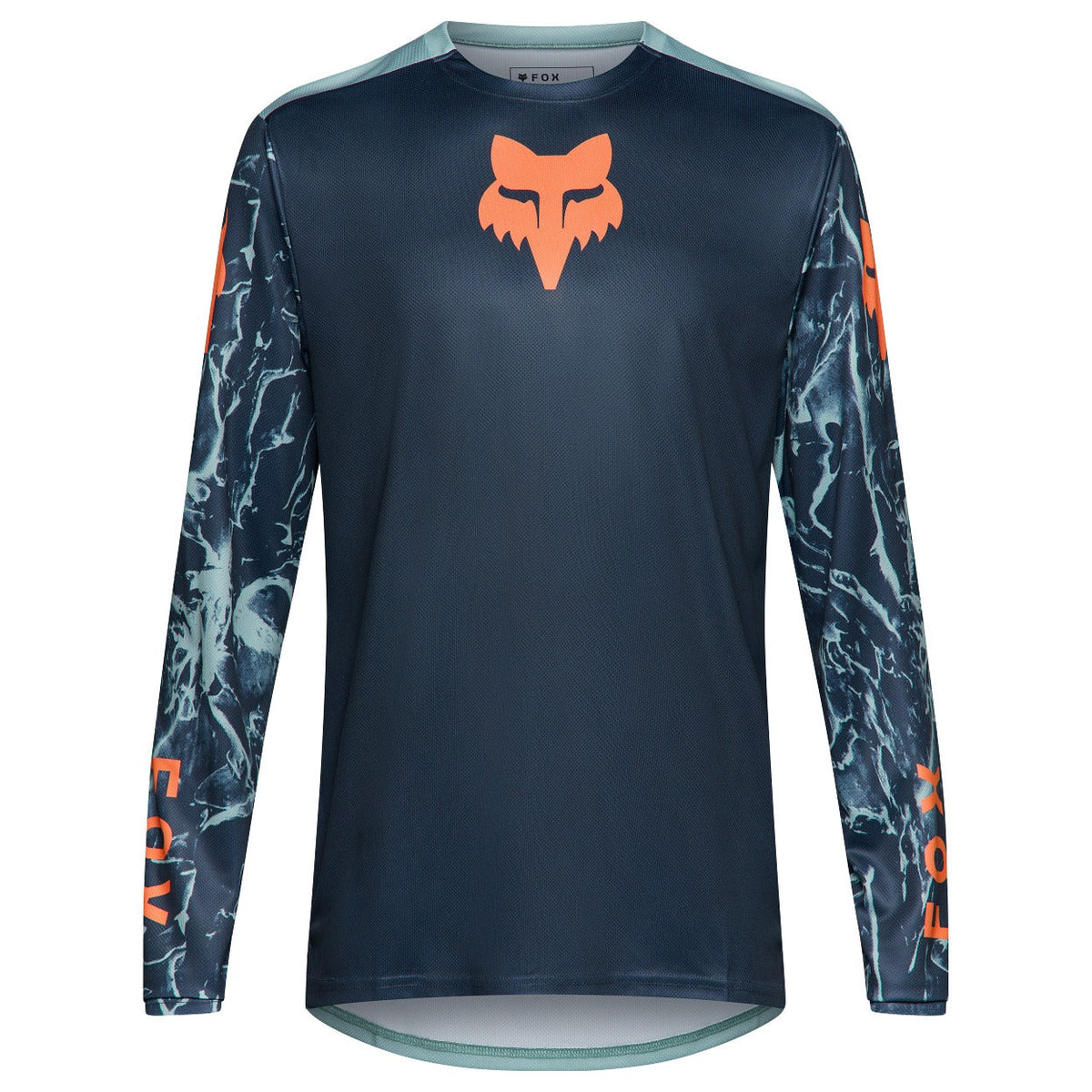 FOX Youth Ranger Long Sleeve Jersey Image Print - Arctic Blue