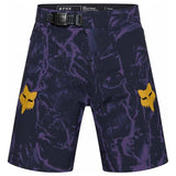 FOX Youth Ranger Short Image Print - Plum Purple