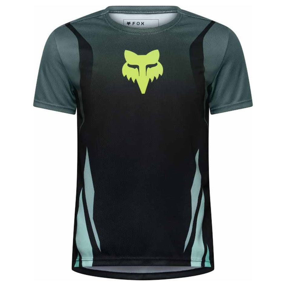FOX Youth Ranger Short Sleeve Jersey Foundry - Sage Green