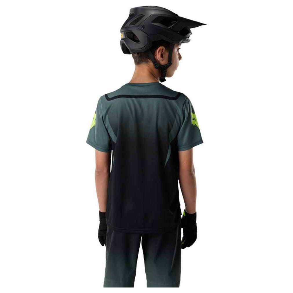 FOX Youth Ranger Short Sleeve Jersey Foundry - Sage Green