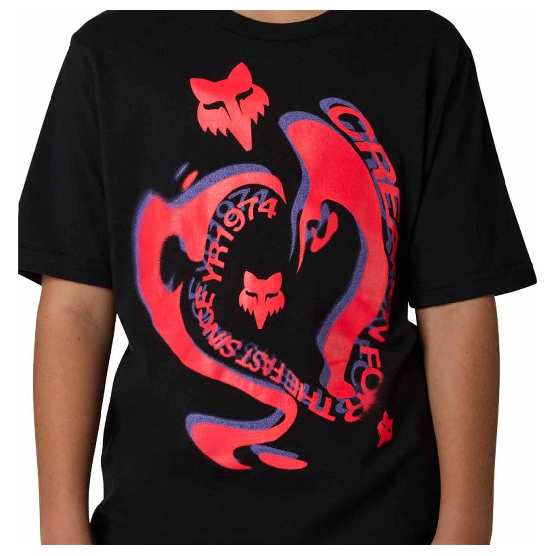 FOX Youth Vision Tee - Ultra Black