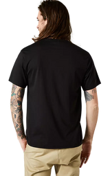 Fox RKANE HEAD Short Sleeve TECH TEE Black Back Facing Model 