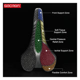 Gaciron Lotus PE-265 Long Nose 3D Printed Carbon Saddle with Smart Tail Light