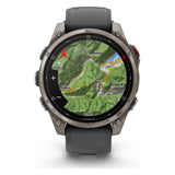 Garmin fenix 8 Pro 47mm AMOLED Sapphire Smartwatch - Titanium with Graphite/Black Band