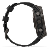 Garmin fenix 8 Pro 51mm AMOLED Sapphire Smartwatch - Carbon Grey DLC Titanium with Black/Pebble Grey Band