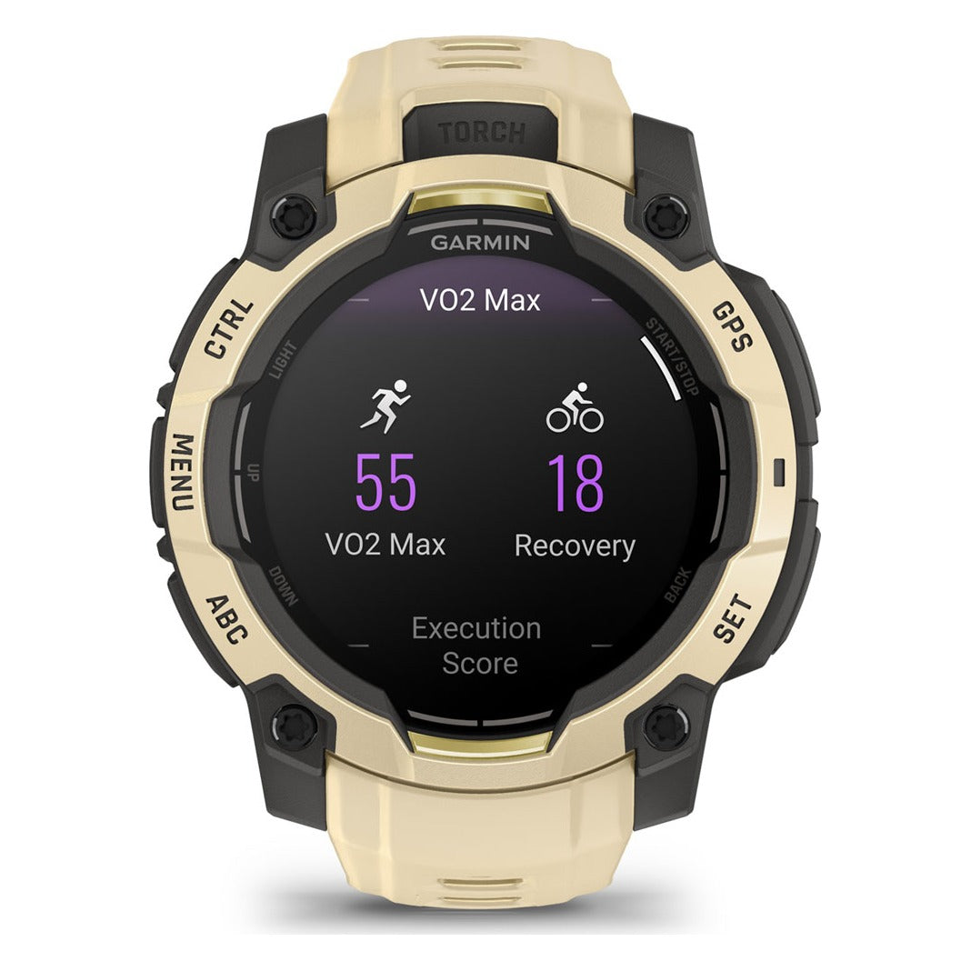 Garmin Instinct 3 45mm AMOLED Smartwatch - Citrine