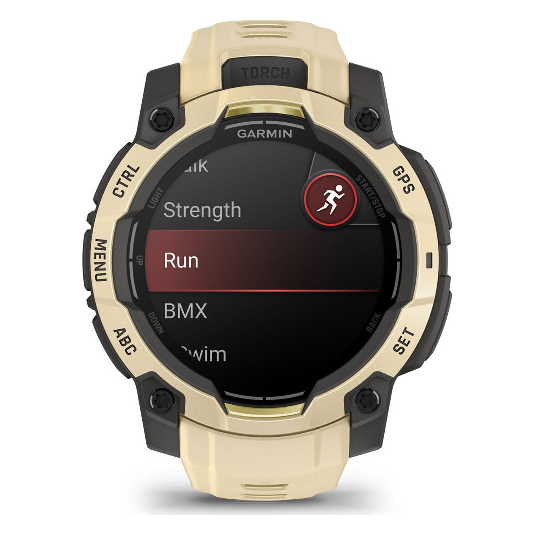 Garmin Instinct 3 45mm AMOLED Smartwatch - Citrine